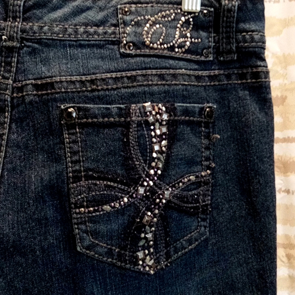 Code Blue Embellished Jeans Size 14 - image 8